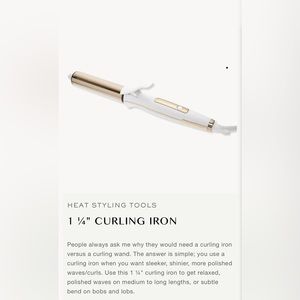 Kristin Ess Titanium Curling Wand 1.25” barrel